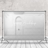 Lofaris Holy Pure White Door And Window Photoshoot Backdrop